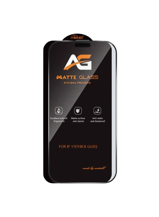 mietubl AG Matte Tempered Glass Screen Protector for iPhone 17 Pro, Anti Reflection, Anti Fingerprint, Clear, 2026 Upgraded - Image 5